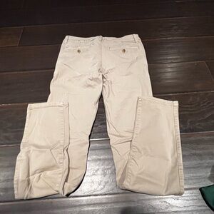 Beige Casual Pants